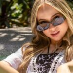 Trendiest Inflatable Floats - Beautiful Woman Sitting on a Rubber Inflatable Floats on Pool