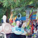 Inflatable Toys - Market Stall with Inflatable Toys