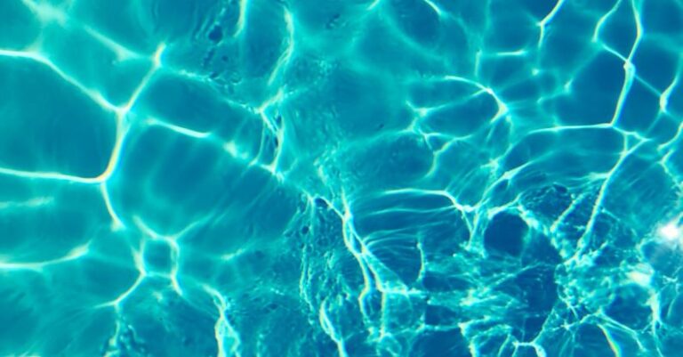 Pool Lighting - Blue Water Wallpaper