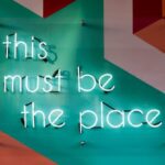 LED Floating Lights - Photo of Led Signage on the Wall