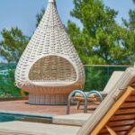 Pool Deck Lights - Sun Loungers On The Deck