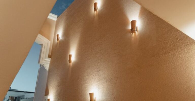 Waterproof Lighting Fixtures - Sconces on Concrete Wall