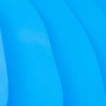 Pool Cover - Blue bottom in pool with stairs