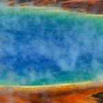 Heat Your Pool - Lake With White Steam